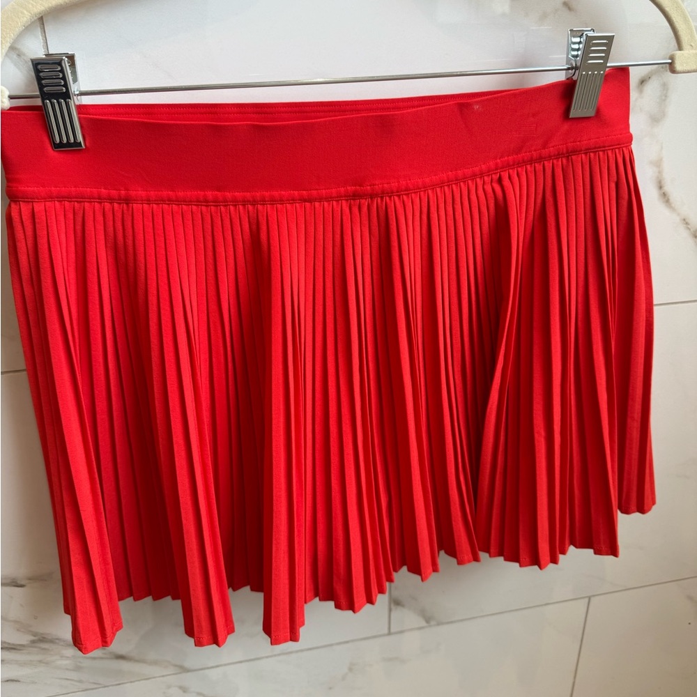 Lululemon Athletica Red Skater Skirt